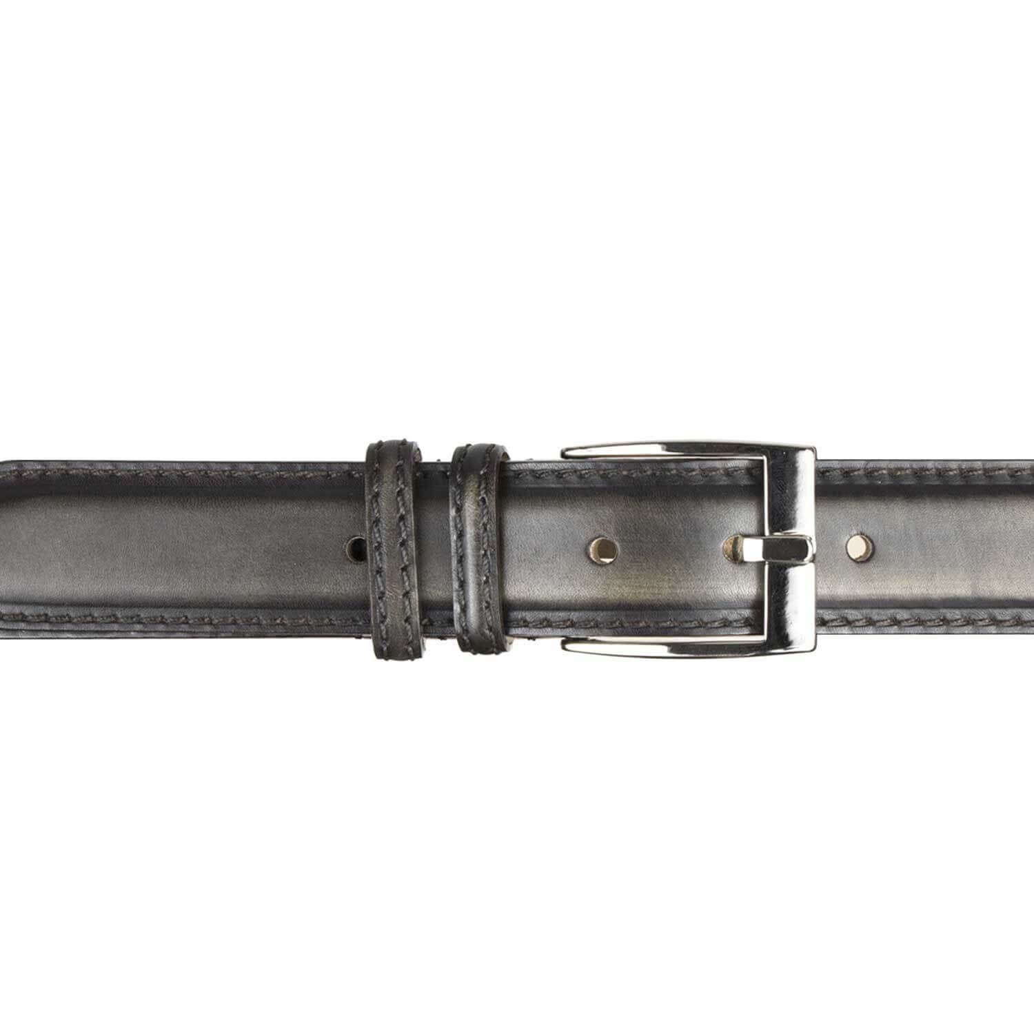 Il Gergo Claudio Deco Leather Belt Coffee