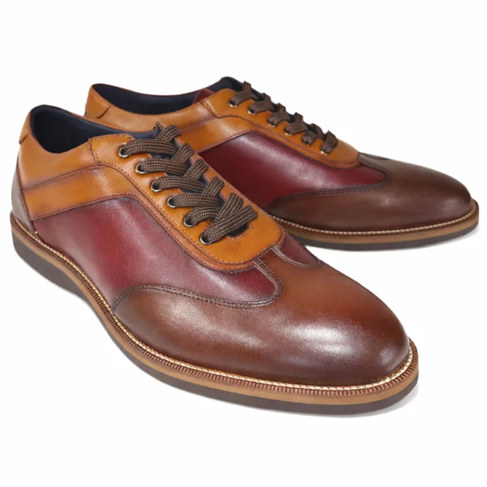 Corrente P01012 Dakota Two-Tone Sneaker Brown