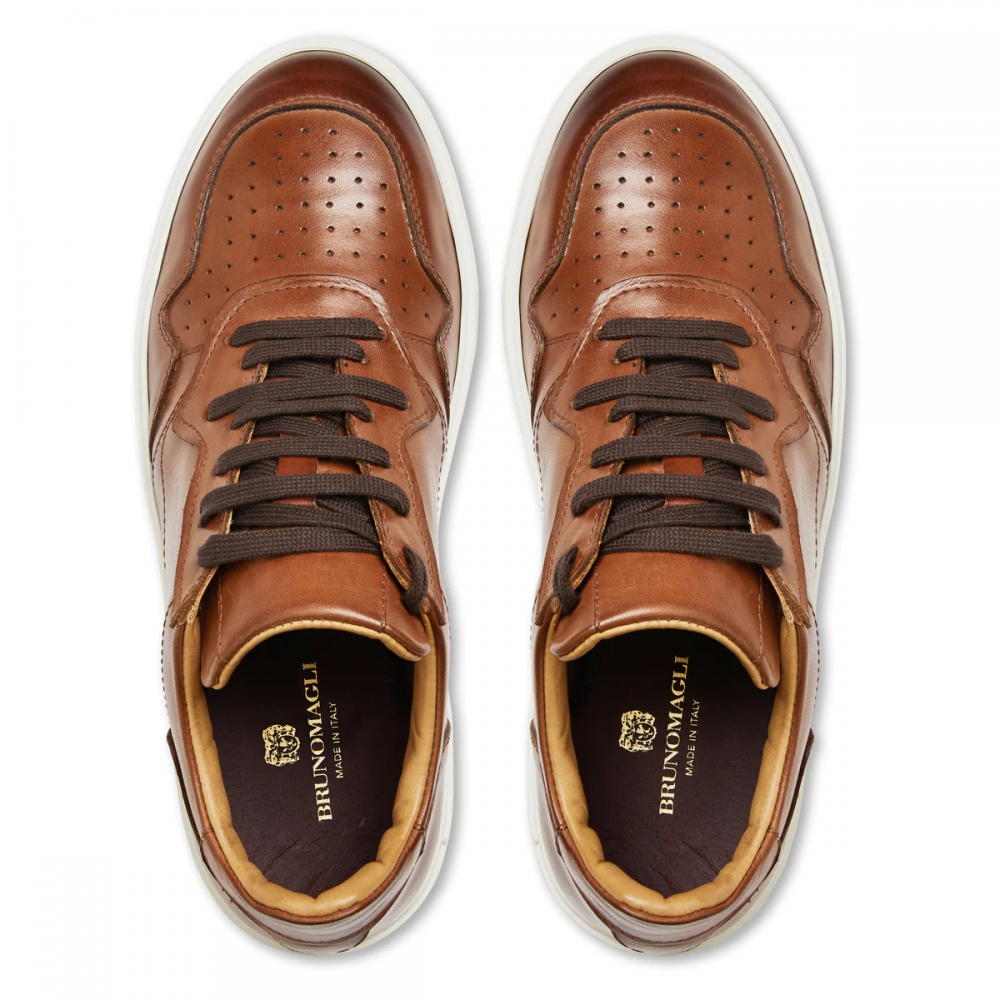 Bruno Magli Dezi Cup Sole Sneaker Cognac