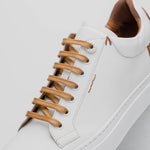 Zelli Diaz Rubberized Calfskin Sneaker White (65-229-WHT)