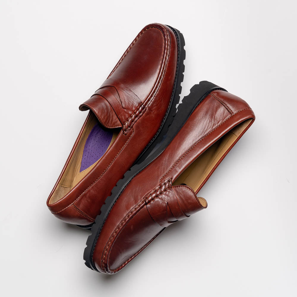 Robert Zur Dillon Penny Loafers Luggage
