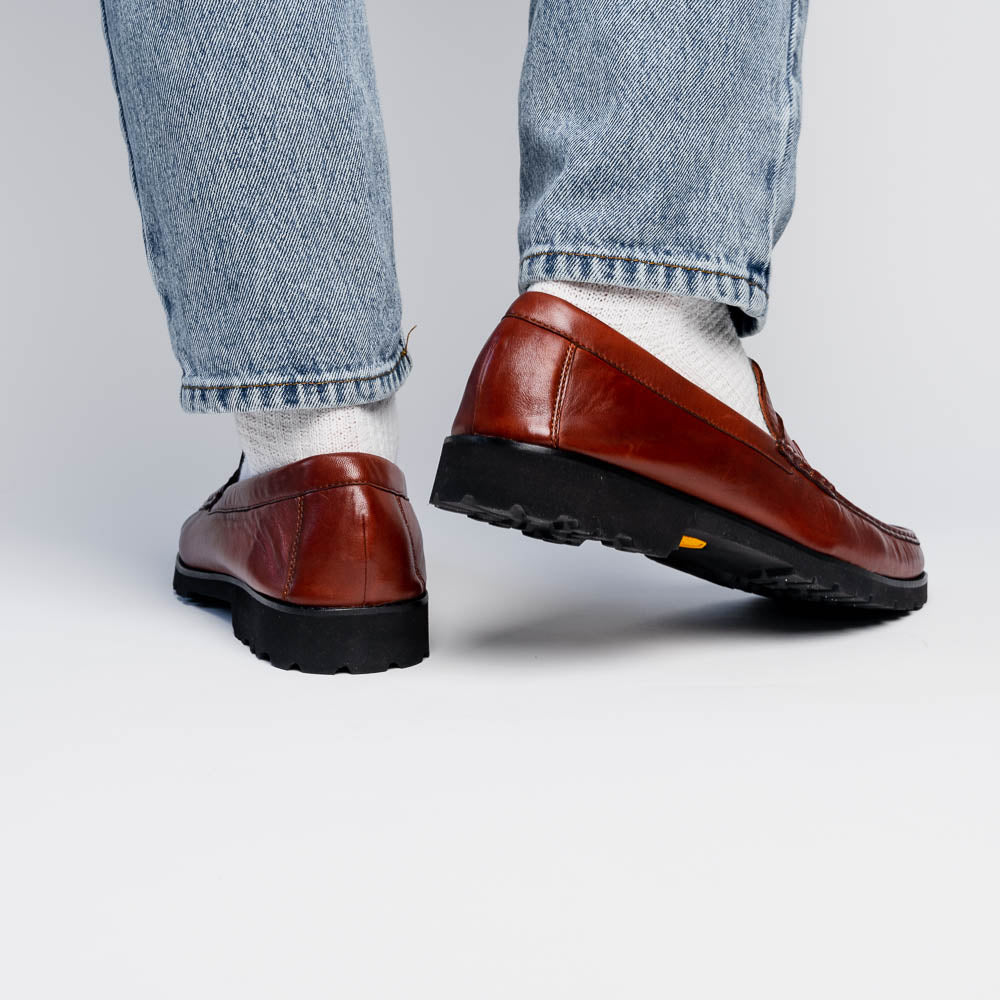 Robert Zur Dillon Penny Loafers Luggage