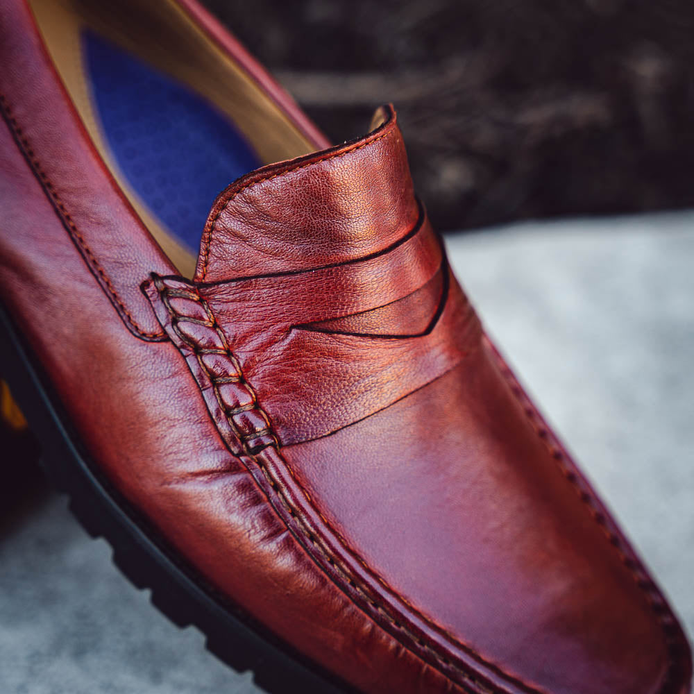 Robert Zur Dillon Penny Loafers Luggage