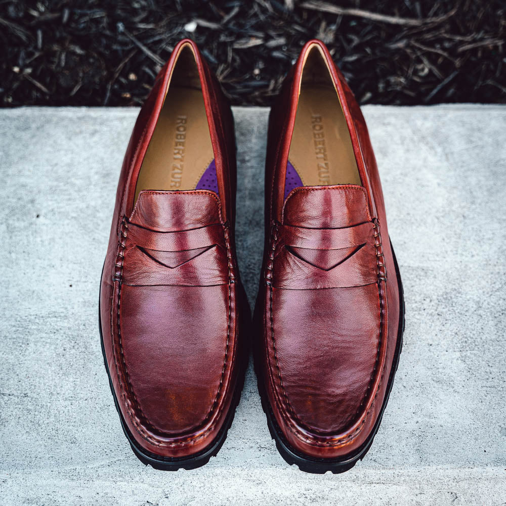 Robert Zur Dillon Penny Loafers Luggage