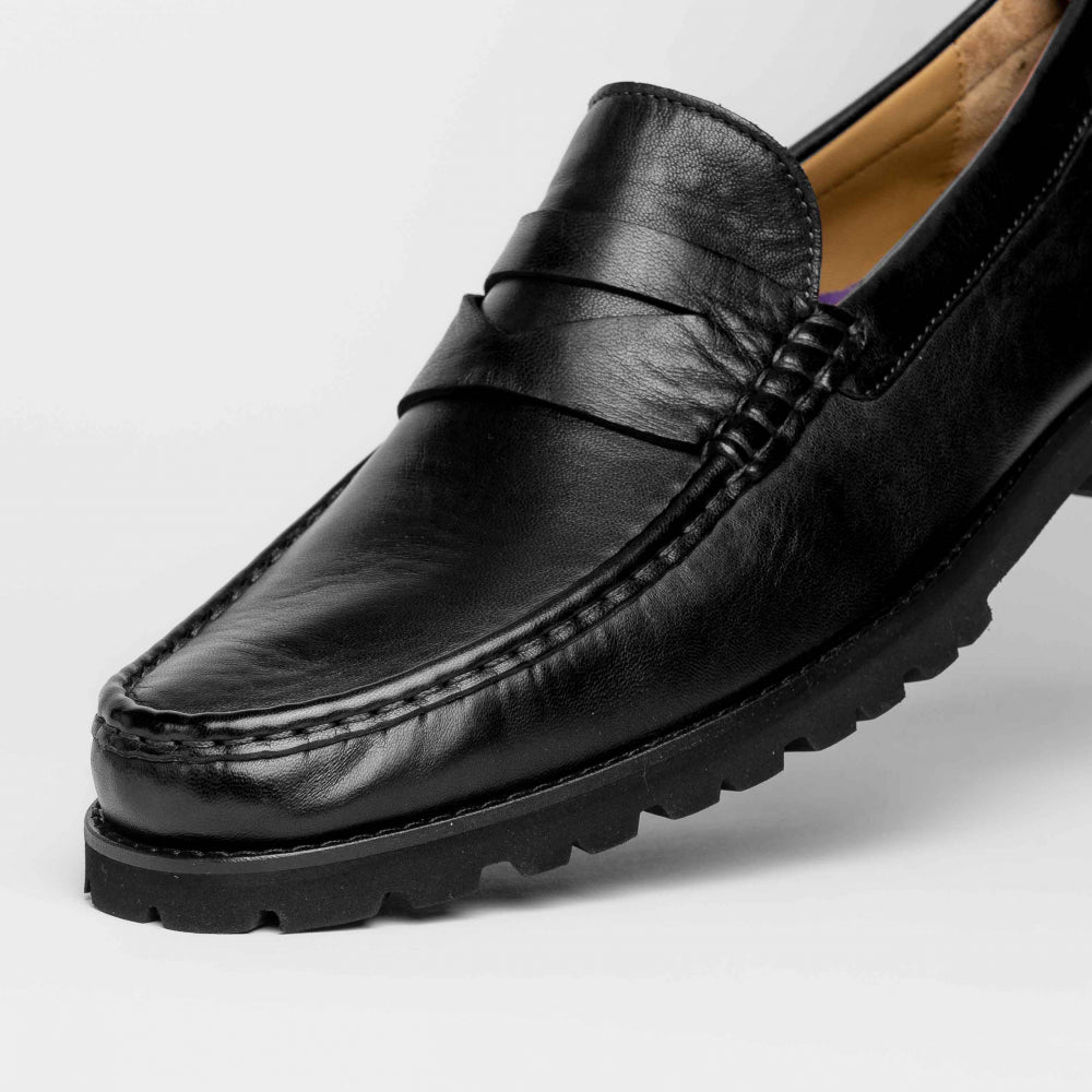Robert Zur Dillon Penny Loafers Black