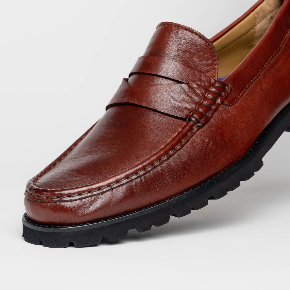 Robert Zur Dillon Penny Loafers Luggage