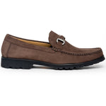 Robert Zur Dillon Suede Bit Loafers Chocolate
