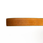 Marco Di Milano Domenico Ostrich Quill Belt Antique Green
