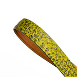 Marco Di Milano Domenico Ostrich Quill Belt Antique Green