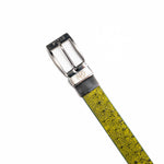 Marco Di Milano Domenico Ostrich Quill Belt Antique Green