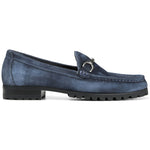 Donald Pliner Tyros Suede Loafer Navy