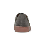 Donald Pliner Alto Woven Suede Sneaker Shoe Charcoal