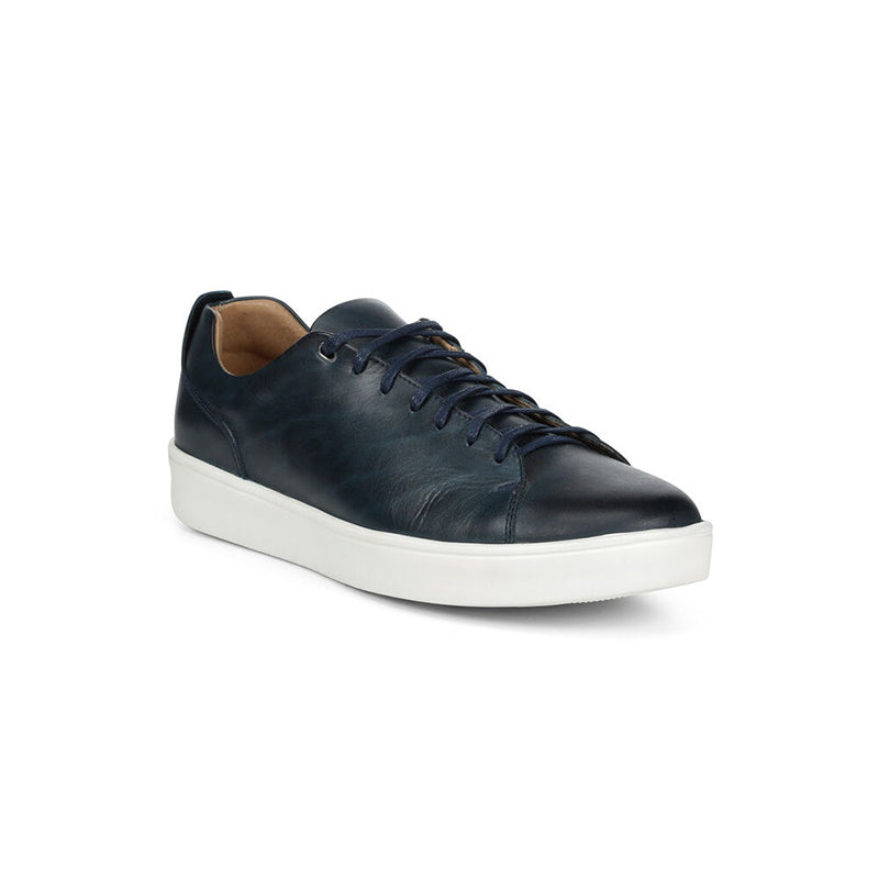 Donald Pliner Andee Calfskin Sneaker Navy