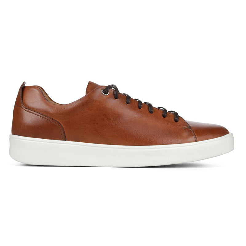 Donald Pliner Andee Calfskin Sneaker Saddle