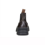Donald Pliner Anderson Calfskin Chelsea Boots Dark Brown