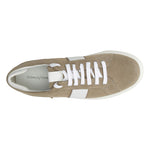 Donald Pliner Andrew Sport Suede Sneaker Taupe
