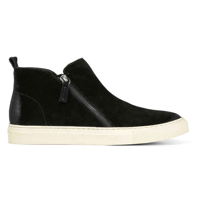 Donald Pliner Barlow Suede Calf Sneaker Shoe Black