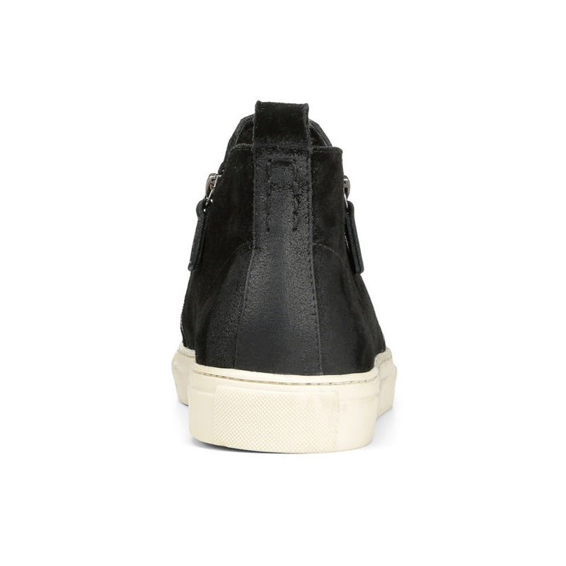Donald Pliner Barlow Suede Calf Sneaker Shoe Black