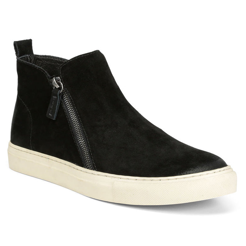 Donald Pliner Barlow Suede Calf Sneaker Shoe Black