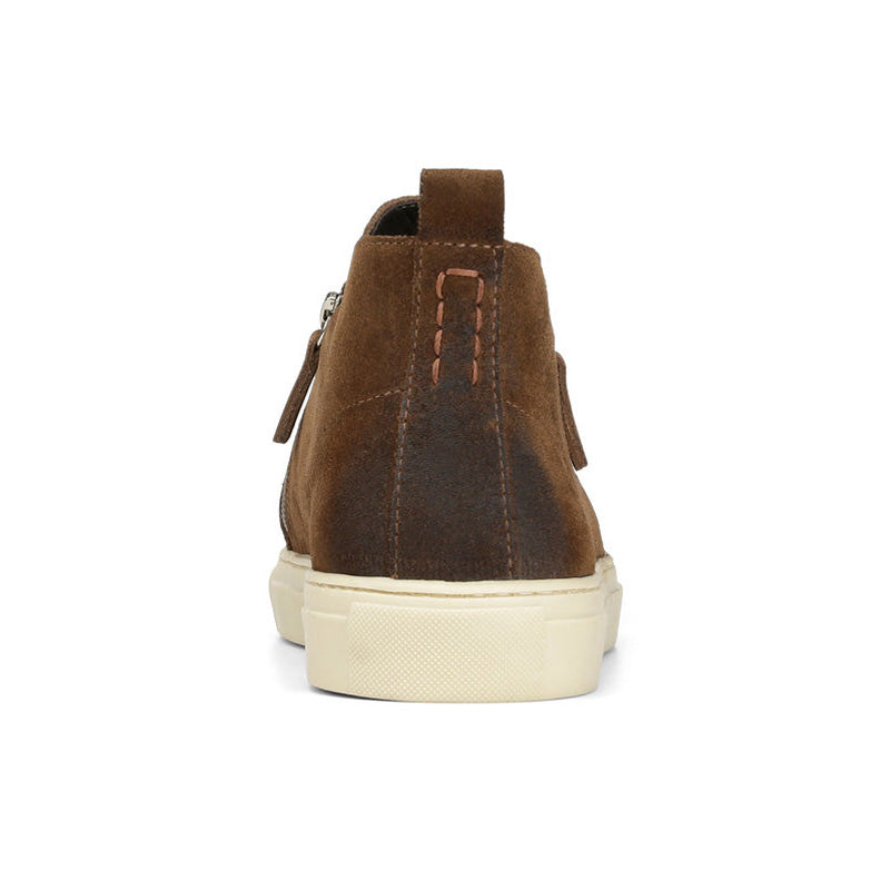 Donald Pliner Barlow Suede Calf Sneaker Shoe Tobacco