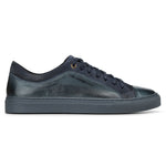 Donald Pliner Berkeley Calf Sneaker Shoe Navy