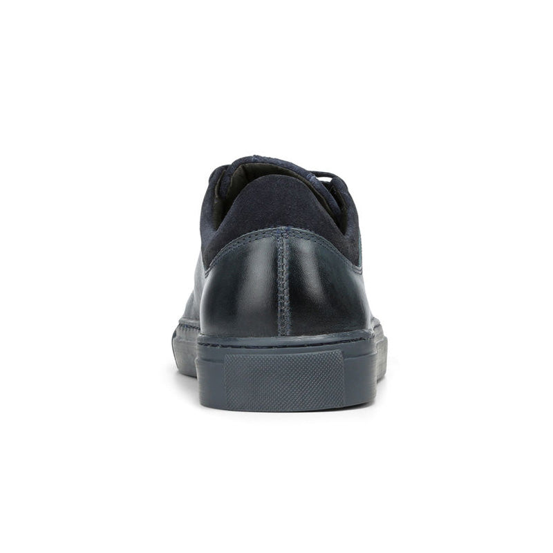 Donald Pliner Berkeley Calf Sneaker Shoe Navy