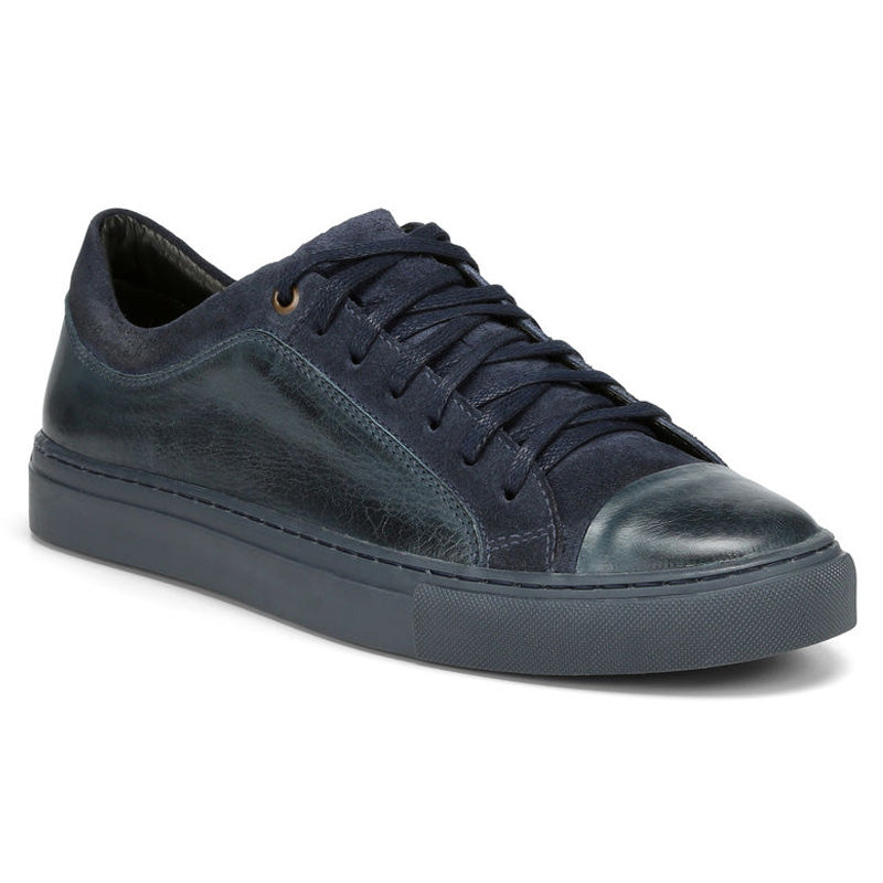 Donald Pliner Berkeley Calf Sneaker Shoe Navy
