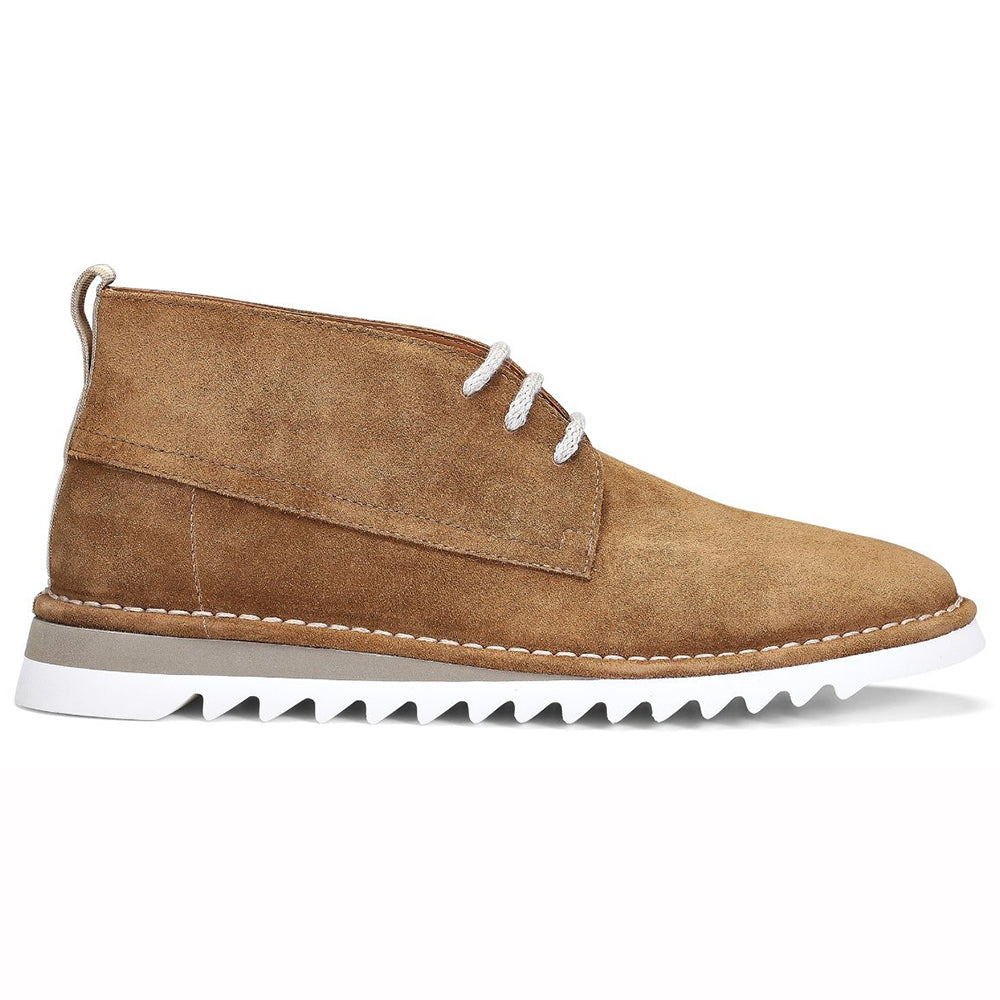 Donald Pliner Chuck Suede Chukka Boots Cognac