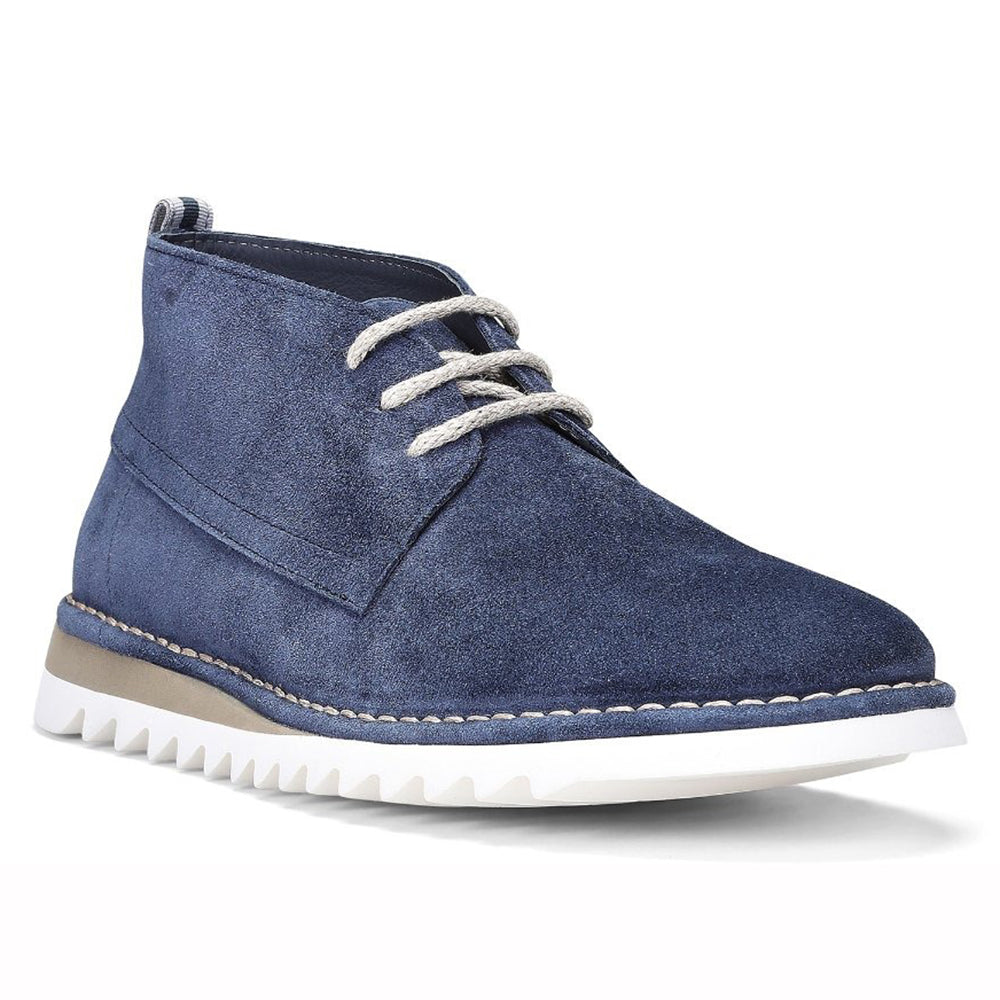 Donald Pliner Chuck Suede Chukka Boots Indigo