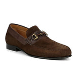 Donald Pliner Clint Sport Suede Loafer Chestnut