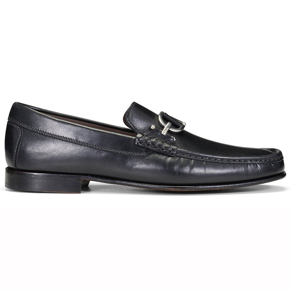 Donald Pliner Dacio Calfskin Loafers Black
