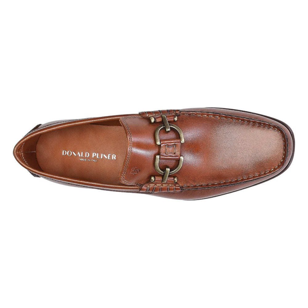 Donald Pliner Dacio Calfskin Loafers Tan