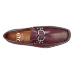 Donald Pliner Dacio Calfskin Loafers Wine