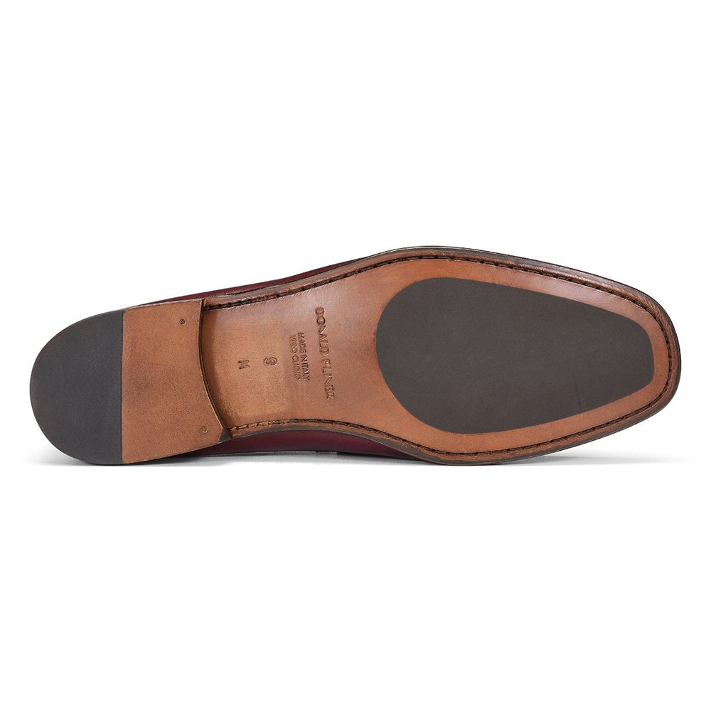 Donald Pliner Dacio Calfskin Loafers Wine