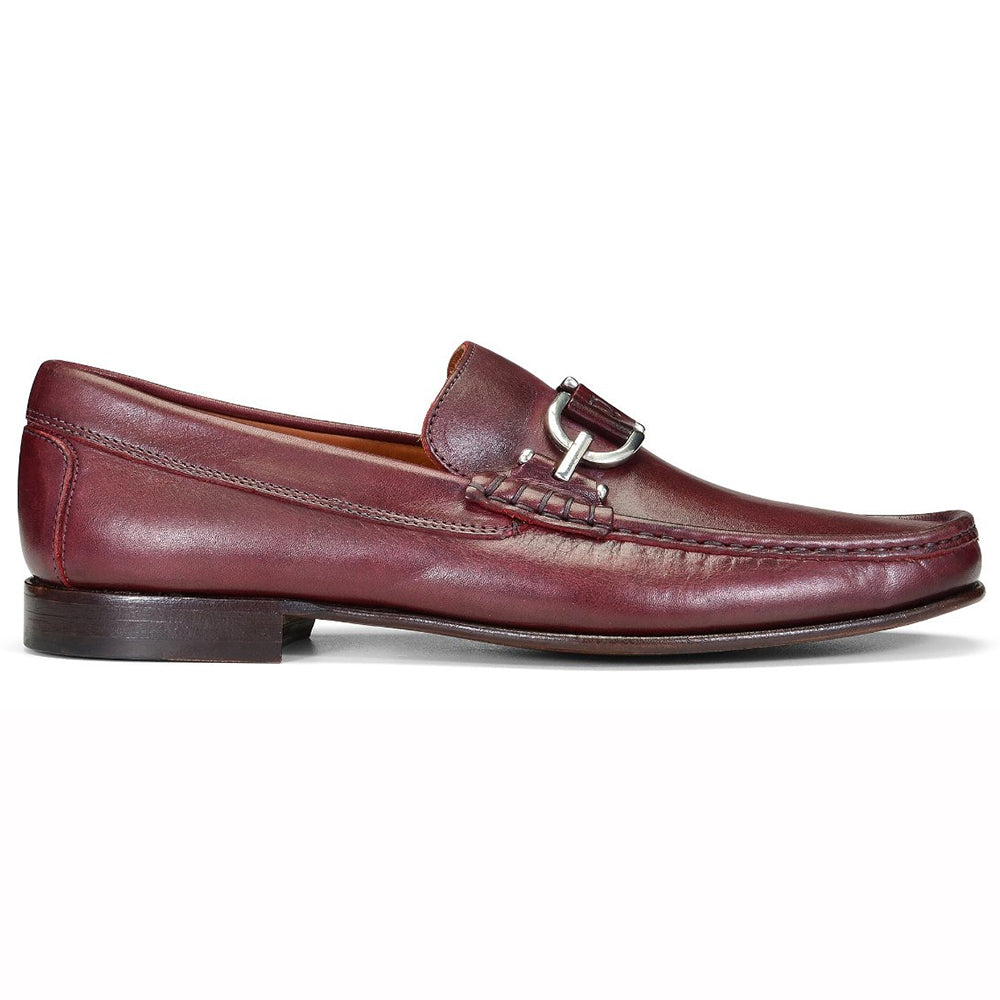 Donald Pliner Dacio Calfskin Loafers Wine