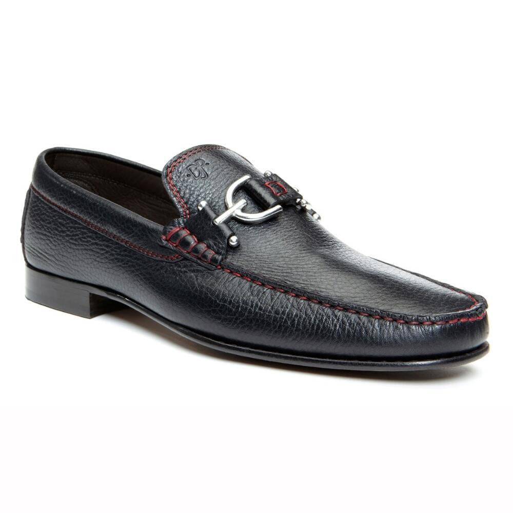 Donald Pliner Dacio Leather Loafers Black
