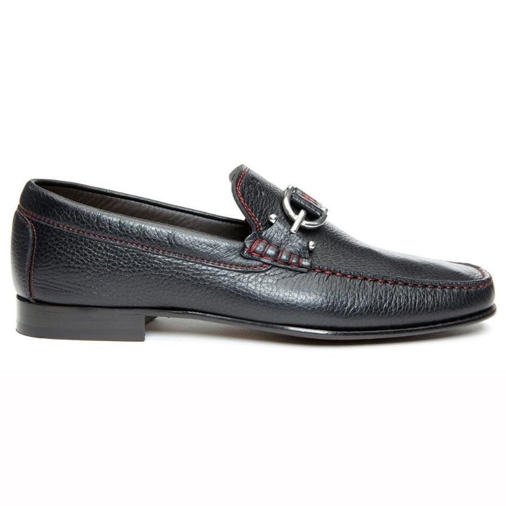 Donald Pliner Dacio Leather Loafers Black