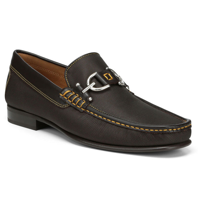 Donald Pliner Dacio Nylon Loafer Shoe Chocolate