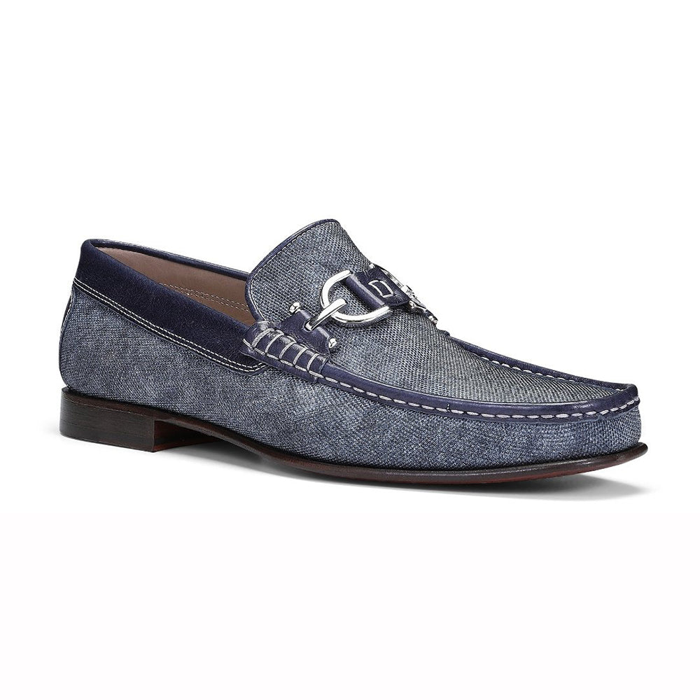 Donald Pliner Dacio Nylon Loafers Indigo