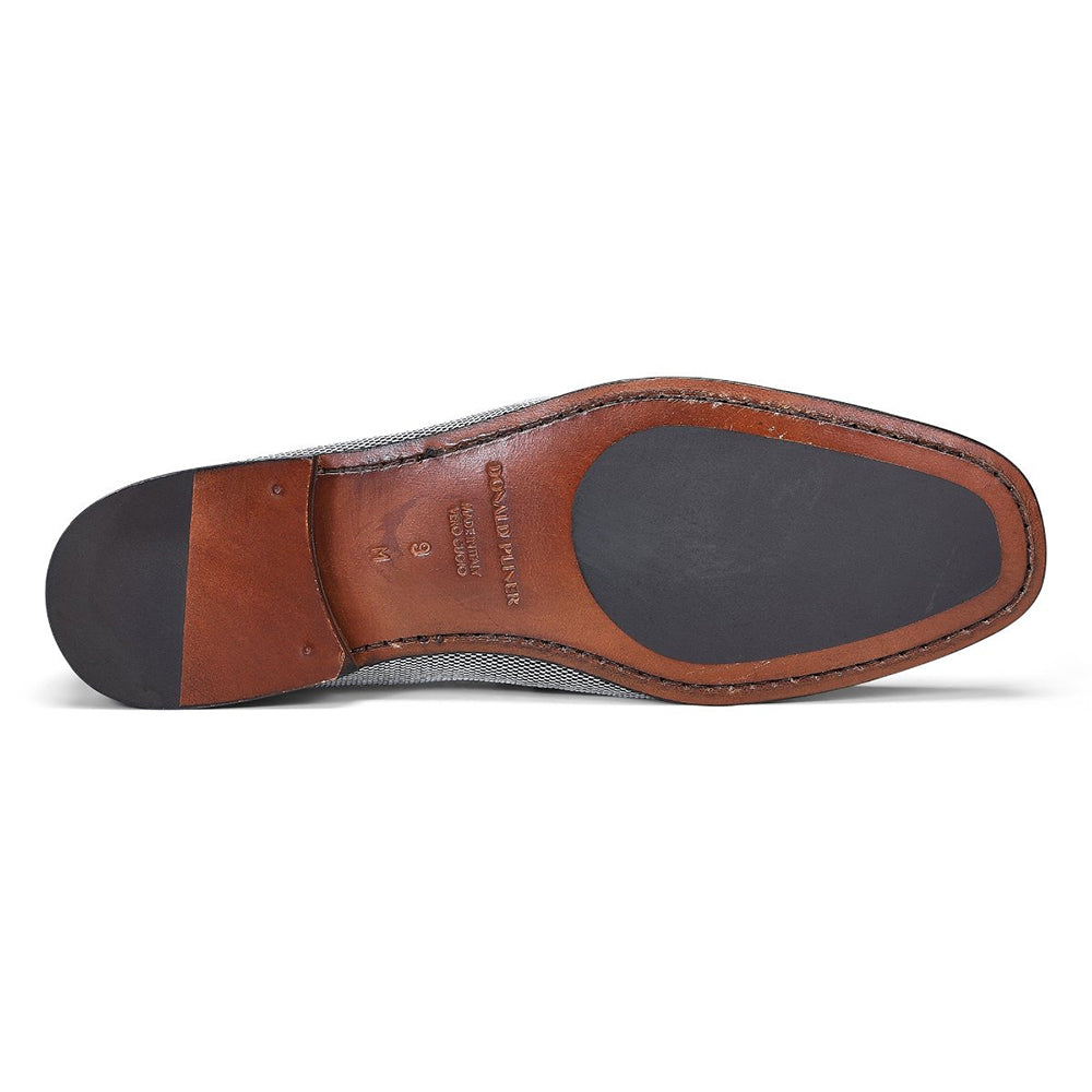 Donald Pliner Dacio Nylon Loafers Pewter / Black