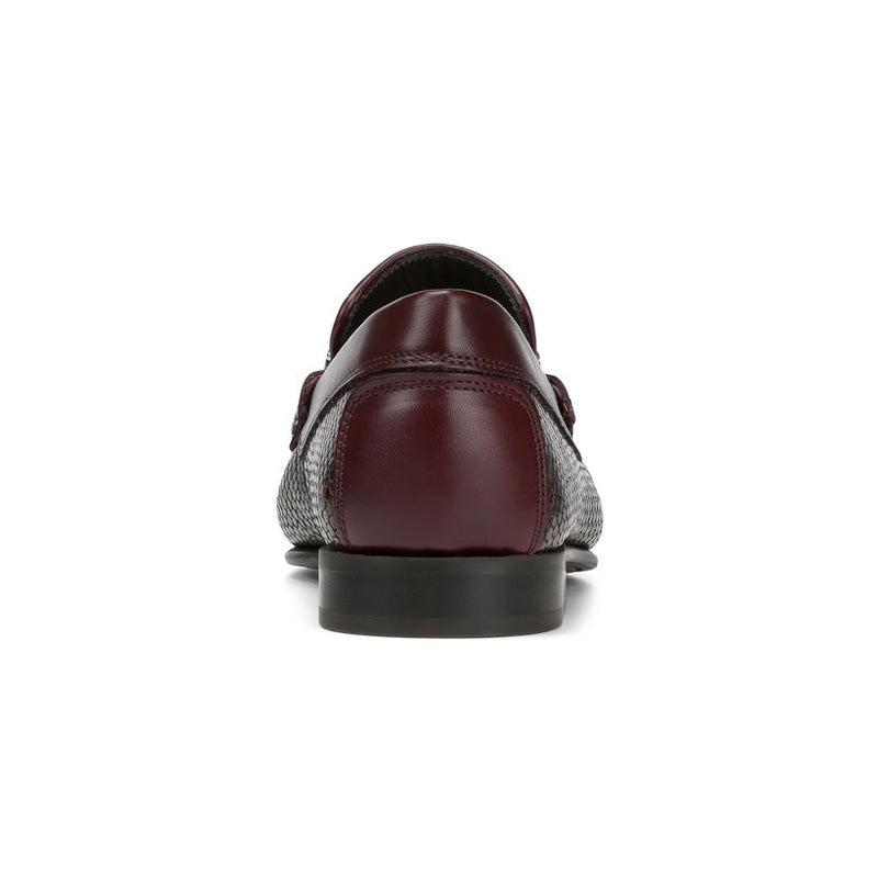 Donald Pliner Dacio Python Print Calf Loafer Shoe Chianti