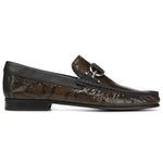 Donald Pliner Dacio Python Print Calf Loafer Shoe Olive