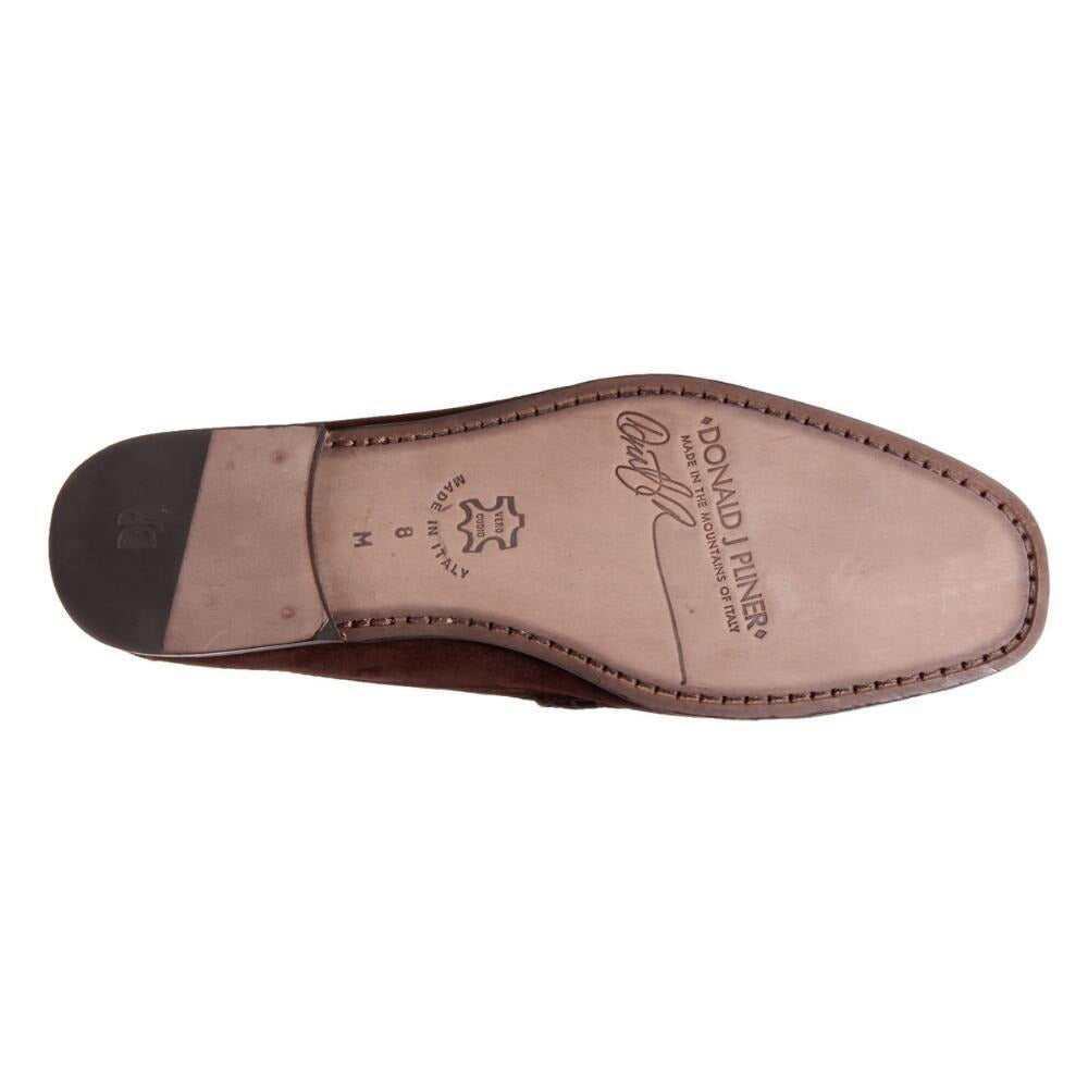 Donald Pliner Dacio Suede Loafers Expresso