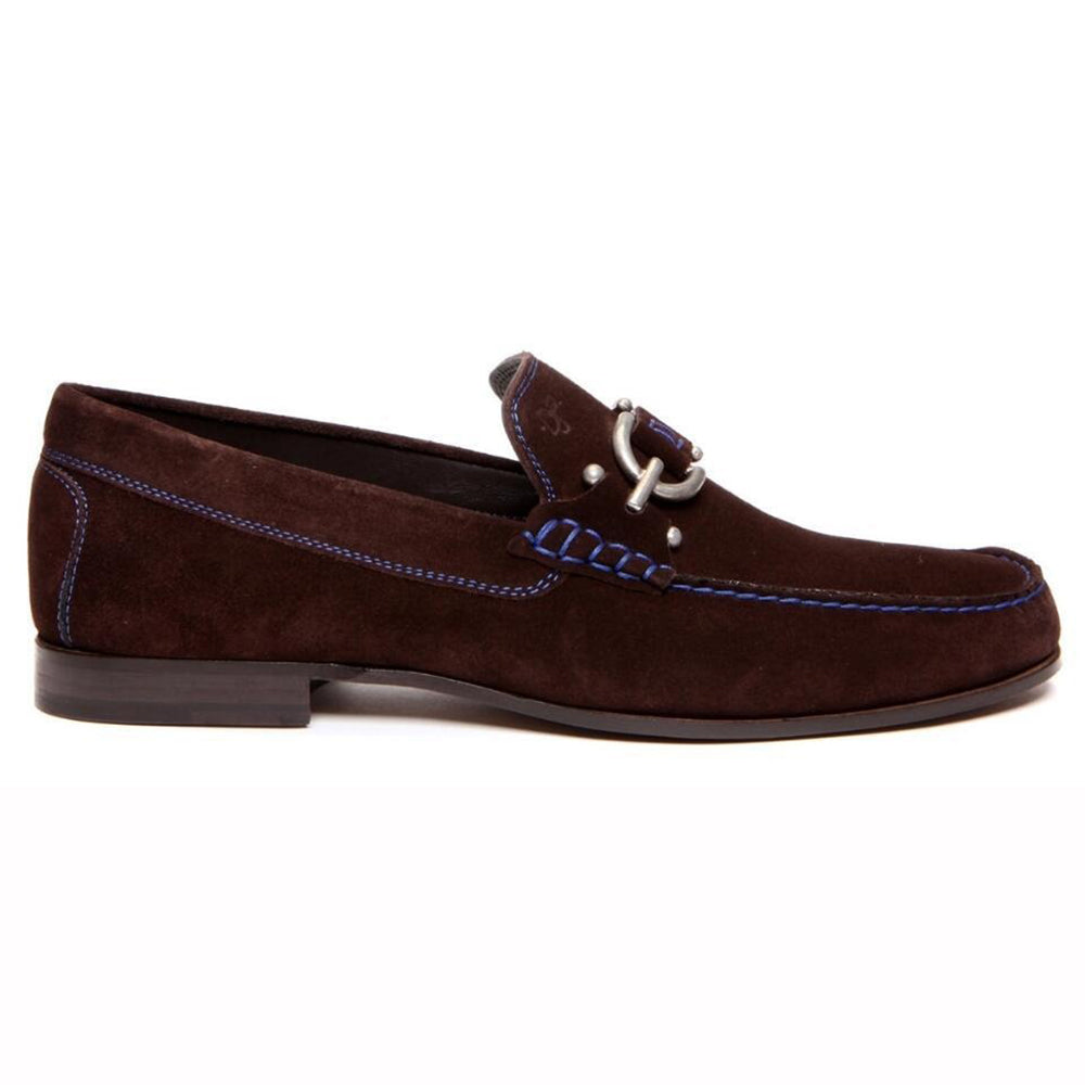 Donald Pliner Dacio Suede Loafers Expresso
