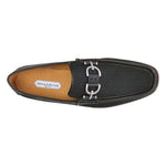 Donald Pliner Dacio Woven Leather Loafers Green