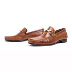 Donald Pliner Darrin Calfskin Loafers Saddle
