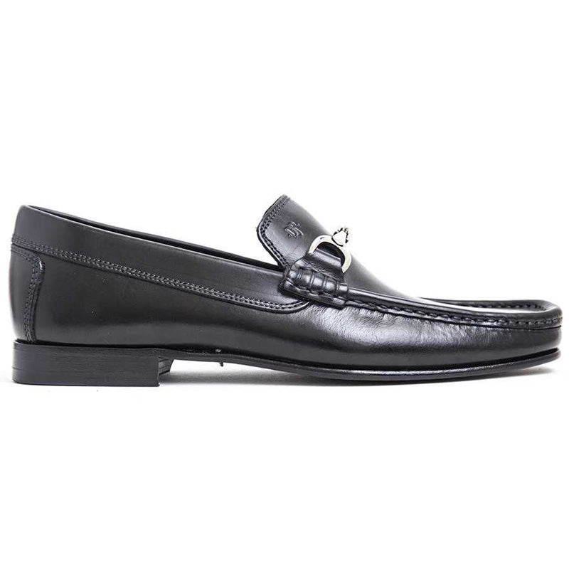 Donald Pliner Darrin Dipped Calf Loafer Shoe Black
