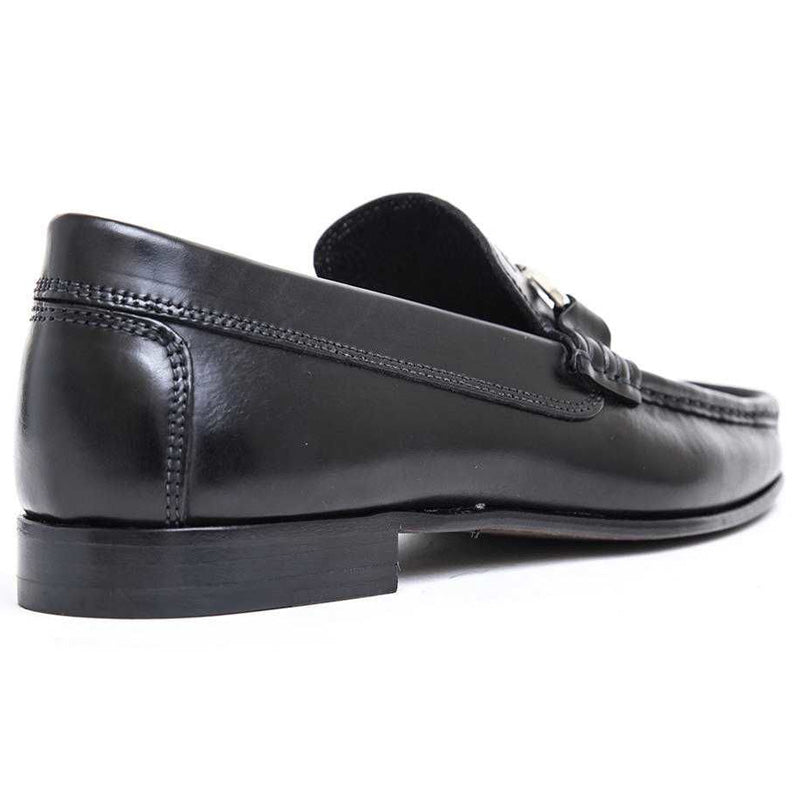 Donald Pliner Darrin Dipped Calf Loafer Shoe Black