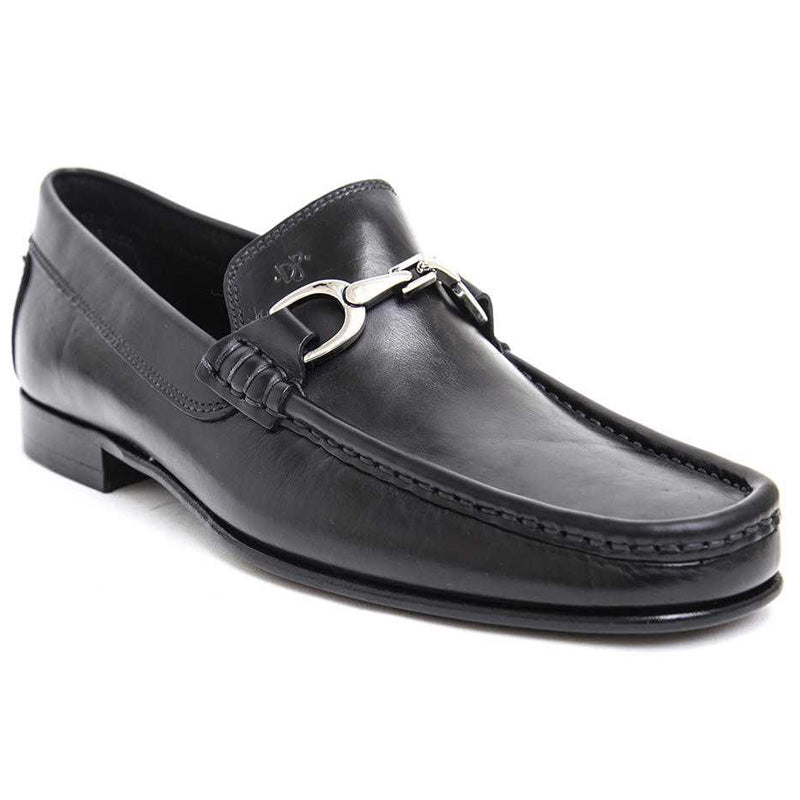 Donald Pliner Darrin Dipped Calf Loafer Shoe Black