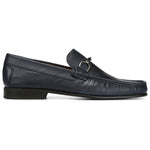 Donald Pliner Darrin Stingray Embossed Loafer Shoe Navy
